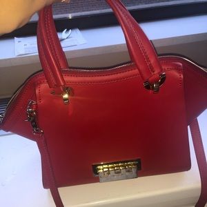 Zac Posen red handbag